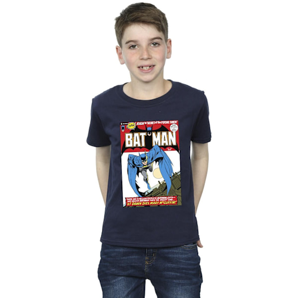 DC Comics Boys Running Batman Cover T-Shirt 9-11 år Marinblå Navy Blue 9-11 Years