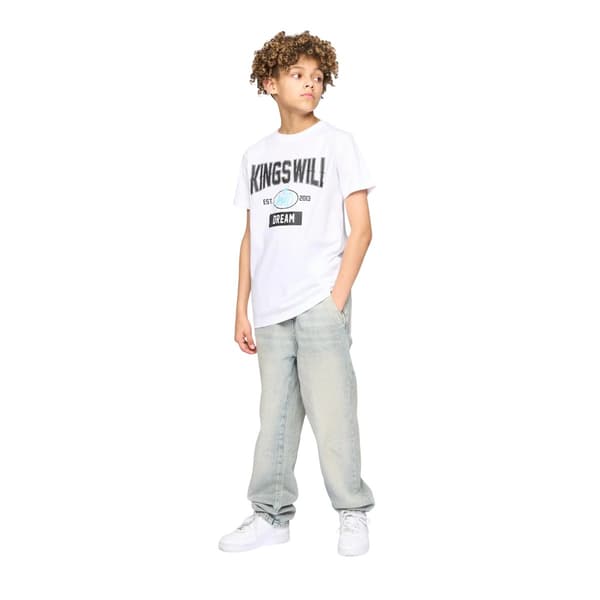 Kings Will Dream Boys Knockout T-Shirt L Vit White L
