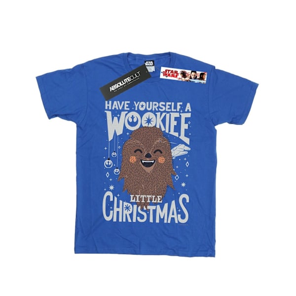 Star Wars Boys Wookiee Little Christmas T-Shirt 12-13 år Roy Royal Blue 12-13 Years