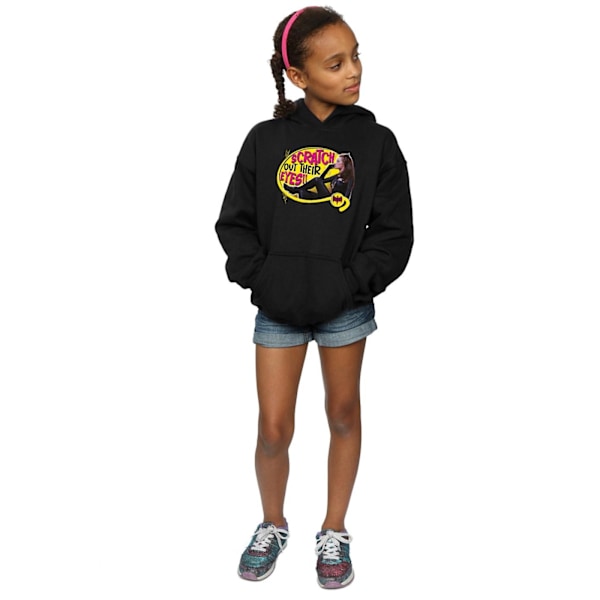 DC Comics Girls Batman TV-serie Catwoman Scratch Hoodie 9-11 år Black 9-11 Years