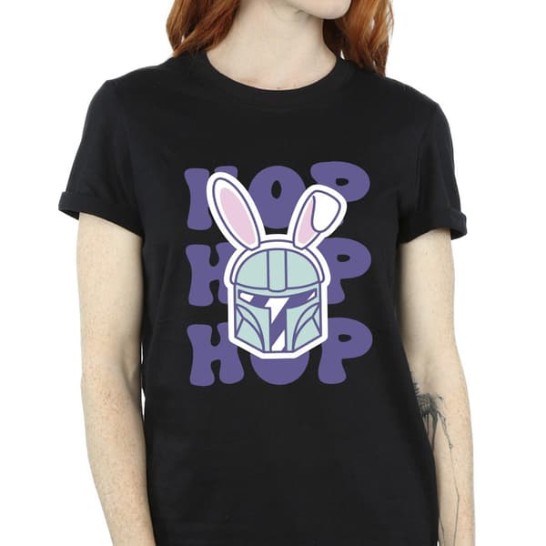 Star Wars Dam/Kvinnor The Mandalorian Hop Into Easter Bomull Black M