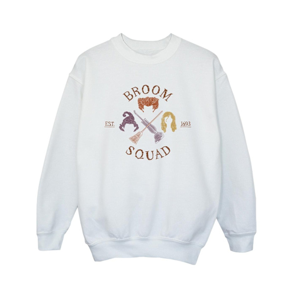 Disney Girls Hocus Pocus Broom Squad 93 Sweatshirt 3-4 år Vit White 3-4 Years
