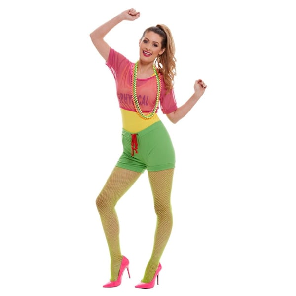 Smiffys Dam/Dam Let´s Get Physical Kostymset XS Multico Multicoloured XS