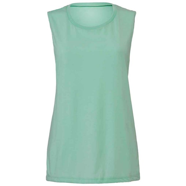 Bella + Canvas Dam/Damer Flowy Scoop Neck Muscle Tank Top 1 Mint 10 UK - 12 UK