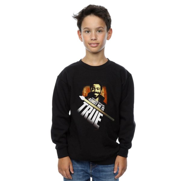 Star Wars Boys Solo True Lando Sweatshirt 5-6 år Svart Black 5-6 Years