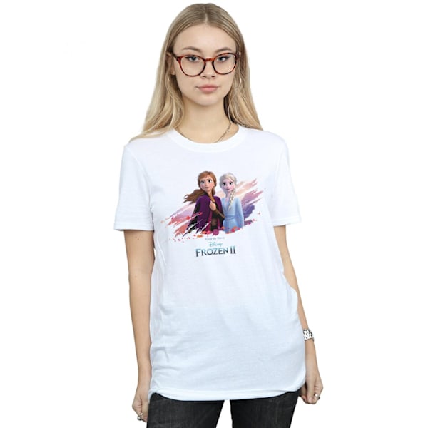 Disney Dam/Kvinnor Frozen 2 Elsa Och Anna Naturen Är Vacker White XXL
