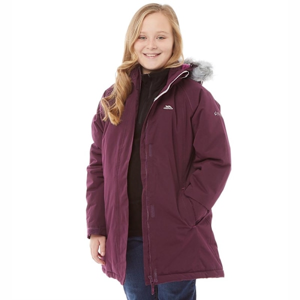 Trespass Barnjacka Fame Vattentät Parka för Flickor 2-3 År Potent Purple 2-3 Years