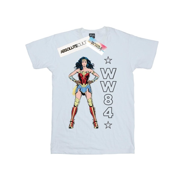 DC Comics Girls Wonder Woman 84 Stående logotyp bomull T-shirt 5- White 5-6 Years