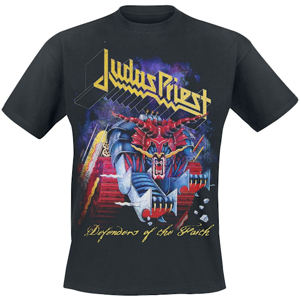 Judas Priest Unisex Adult Defenders Of The Faith T-Shirt XL Bla Black XL