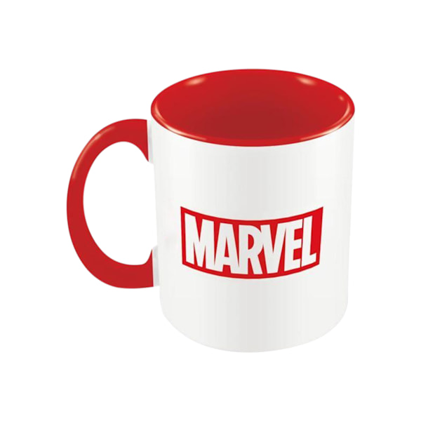Marvel Inner Two Tone Logo Mug One Size Vit/Röd White/Red One Size