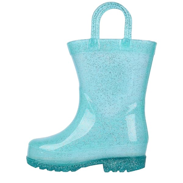 Frozen Barn/Kids Elsa Light-Up Gummistövlar 4 UK Barn Blue 4 UK Child