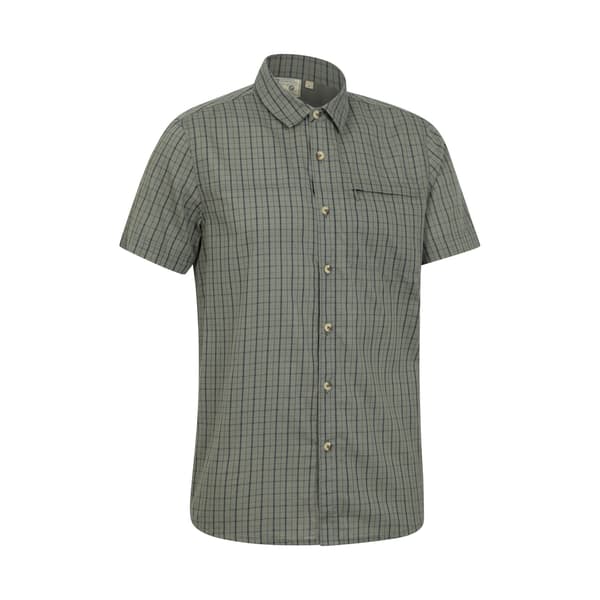 Mountain Warehouse Herrskjorta i bomull S Mörkgrön Dark Green S