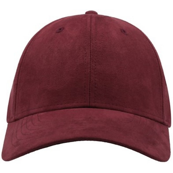 Atlantis Unisex Adult Fam 6 Panel Sueded Baseball Cap One Size Burgundy One Size