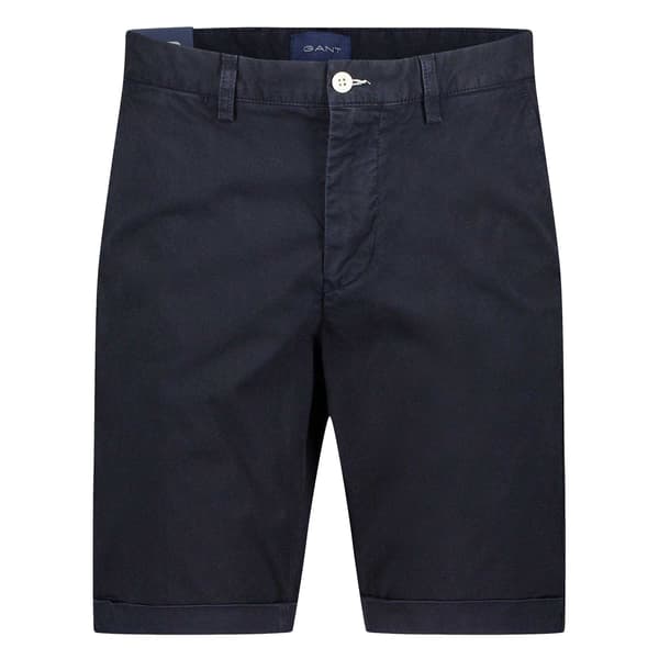 Gant Herr Sunfaded Cotton Chino Shorts 30R Blå Blue 30R