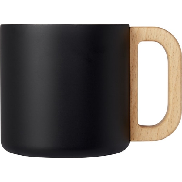 Seasons Bjorn Plain Stainless Steel 360ml Mug One Size Solid Bl Solid Black One Size
