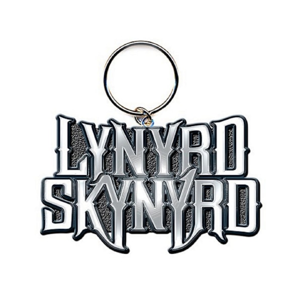 Lynyrd Skynyrd logotyp nyckelring One Size Silver Silver One Size