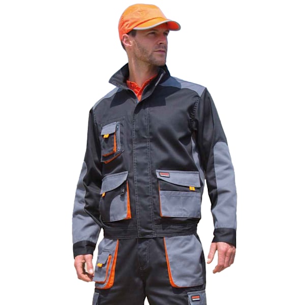 Result Work-Guard Herr Lite Jacka 4XL Svart/Grå Black/Grey 4XL