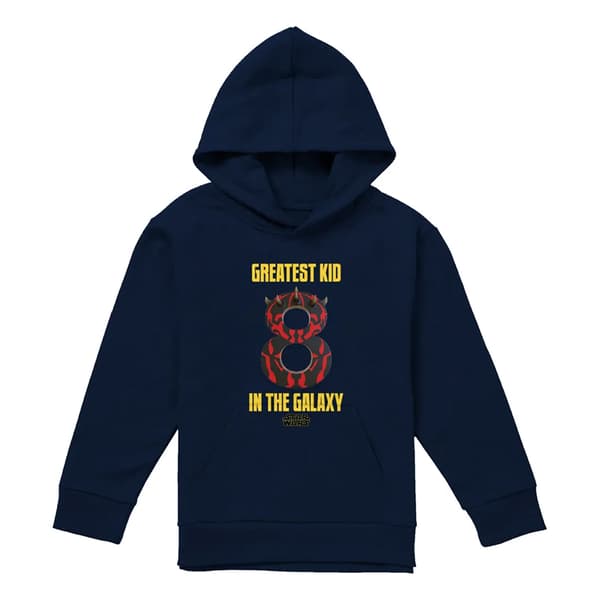 Star Wars Barn/Kids Största Darth Maul Pullover Hoodie 5- Navy 5-6 Years