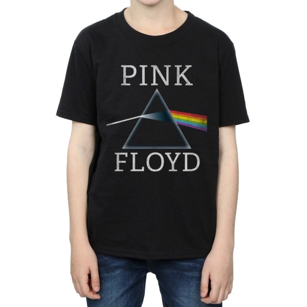 Pink Floyd Boys Dark Side Of The Moon Prism Bomull T-Shirt 5-6 Black 5-6 Years