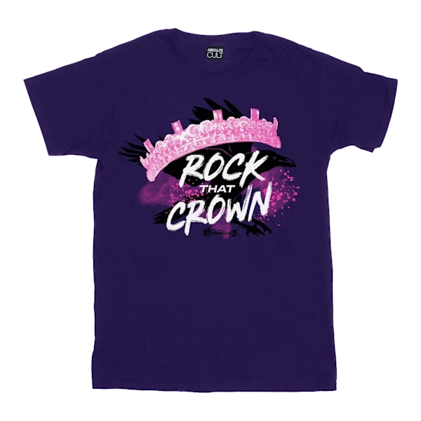 Disney Girls The Descendants Rock That Crown Bomull T-shirt 7-8 Purple 7-8 Years