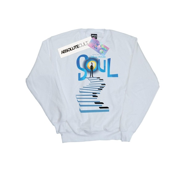 Disney Mens Soul Poster Art Sweatshirt S Vit White S