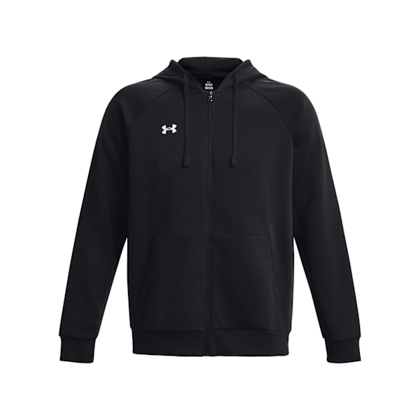 Under Armour Unisex Adult Rival Fleece Full Zip Hoodie S Svart Black S