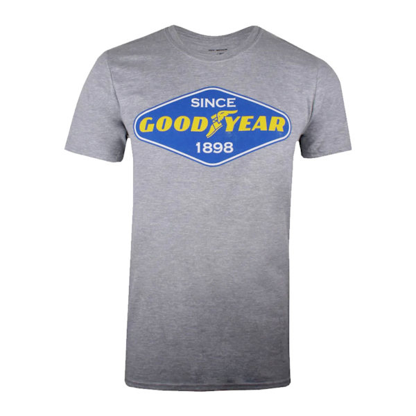 Goodyear Mens Diamond T-Shirt M Heather Grey Heather Grey M