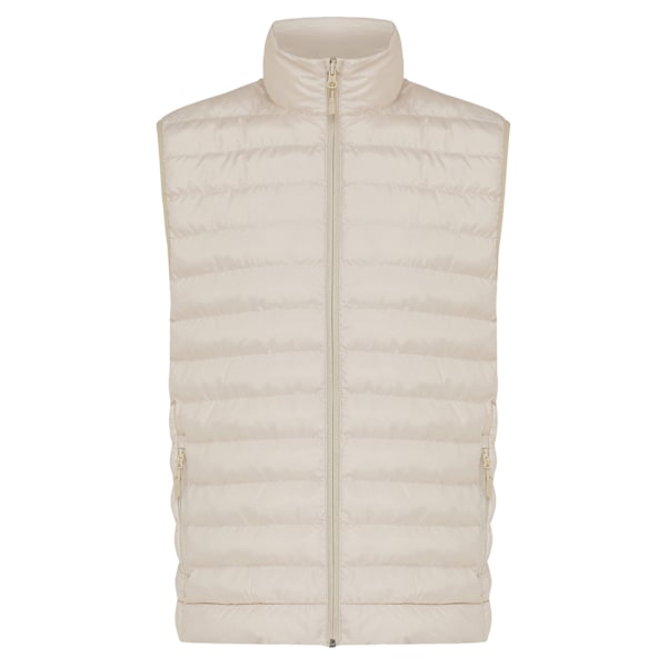 Iqoniq Meru Vadderad väst för män i återvunnen polyester 3XL Beige Beige 3XL