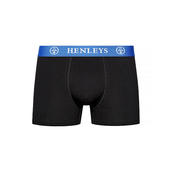 Henleys Mens Primas Boxer Shorts (3-pack) S Svart Black S