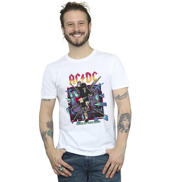 ACDC Blow Up Your Video Jump T-shirt för män, 4XL, vit White 4XL