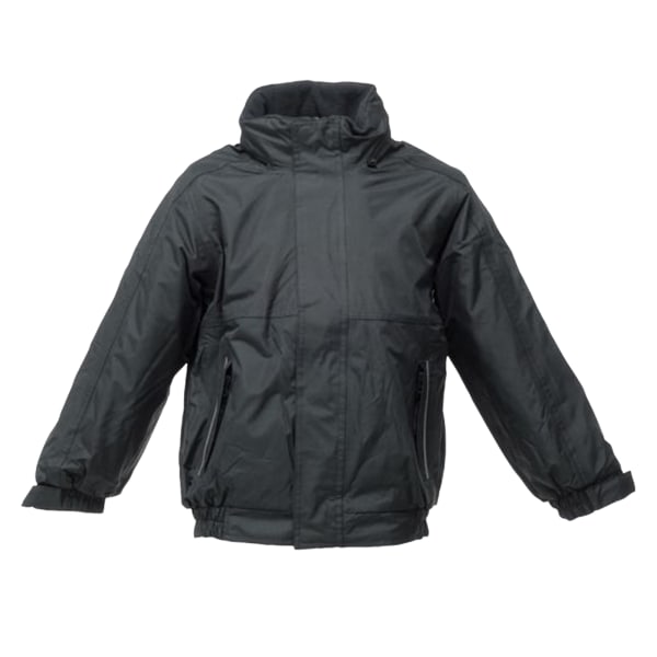 Regatta Kids/Childrens Vattentät Vindtät Dover Jacka 32 Bla Black/Ash 32