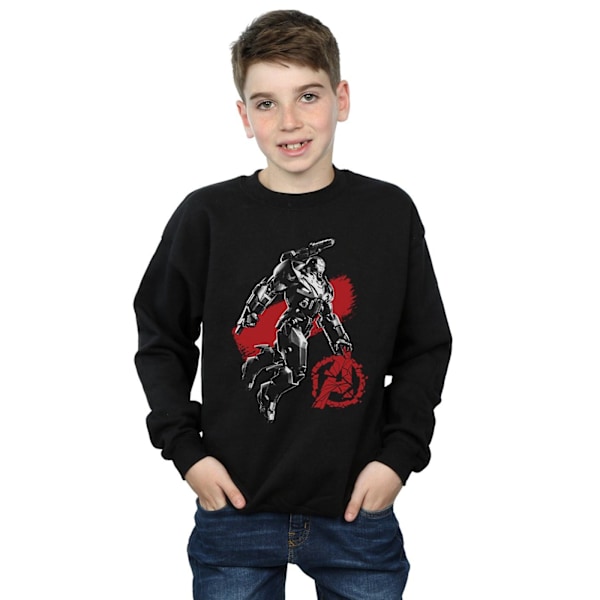Marvel Pojkar Avengers Endgame Mono War Machine Sweatshirt 5-6 År Black 5-6 Years