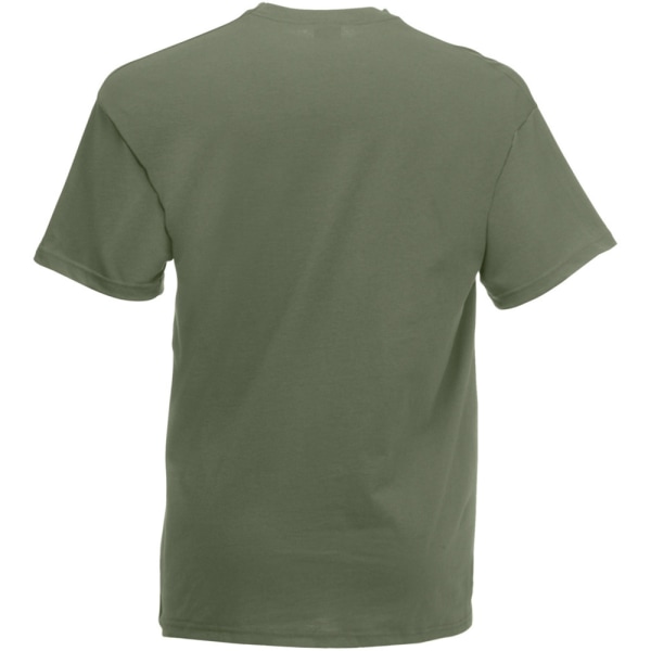 Herr Value Kortärmad Casual T-shirt Medium Olive Green Olive Green Medium