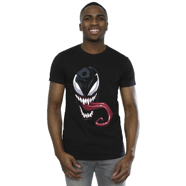 Marvel Venom Face T-shirt 4XL Svart Black 4XL