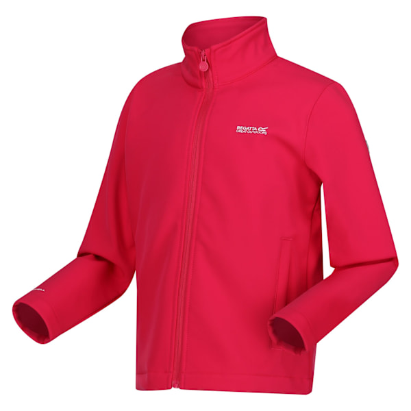 Regatta Cera Softshelljacka för Barn/Ungdom 7-8 År Rosa Po Pink Potion 7-8 Years