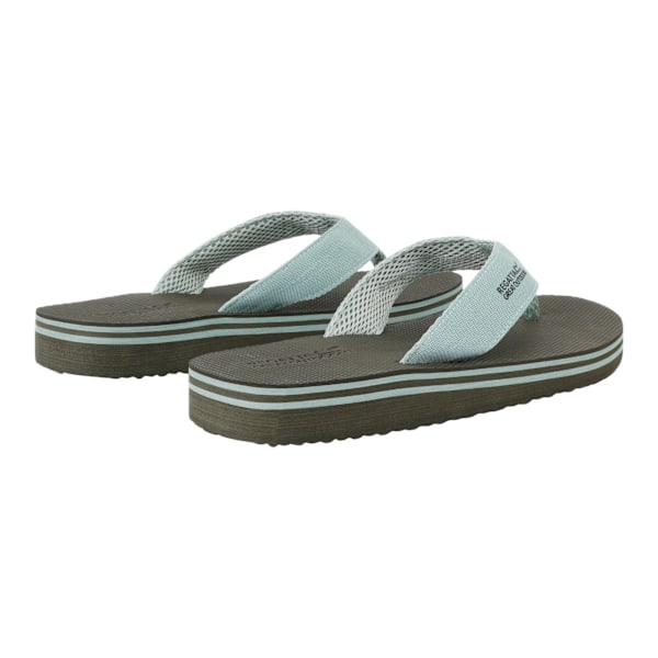 Regatta Rico Flip Flops för män 10 UK Mörk Khaki/Glaciärgrön Dark Khaki/Glacier Green 10 UK