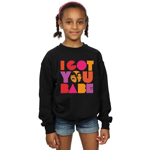 Sonny & Cher Girls I Got You Sweatshirt 3-4 år Svart Black 3-4 Years