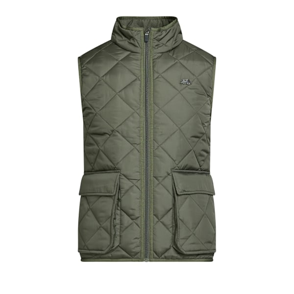 Raging Bull Herr Vadderad Väska Ficka Väst 3XL Khakigrön Khaki Green 3XL