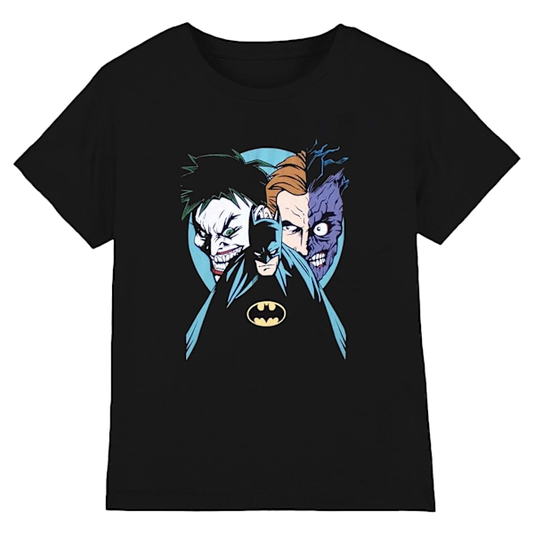 Batman Unisex Adult Creeping Villains T-Shirt M Svart Black M