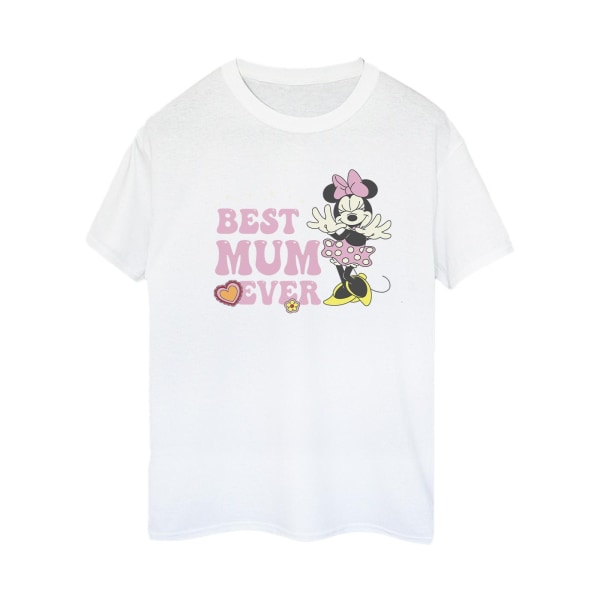 Disney Bästa mamma någonsin för kvinnor/damer Bomullspojkvän T-shirt XXL White XXL