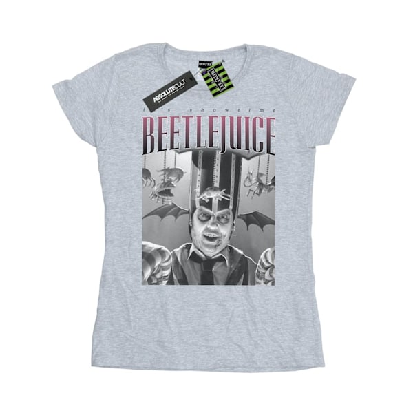 Beetlejuice Dam/Dam Circus Homage Bomull T-shirt M Sport Sports Grey M