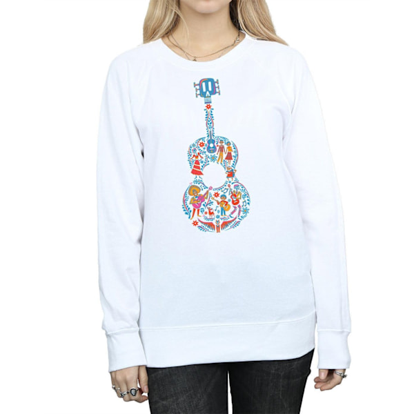 Disney Dam Coco Gitarr Mönstrad Tröja M Marinblå Navy Blue M
