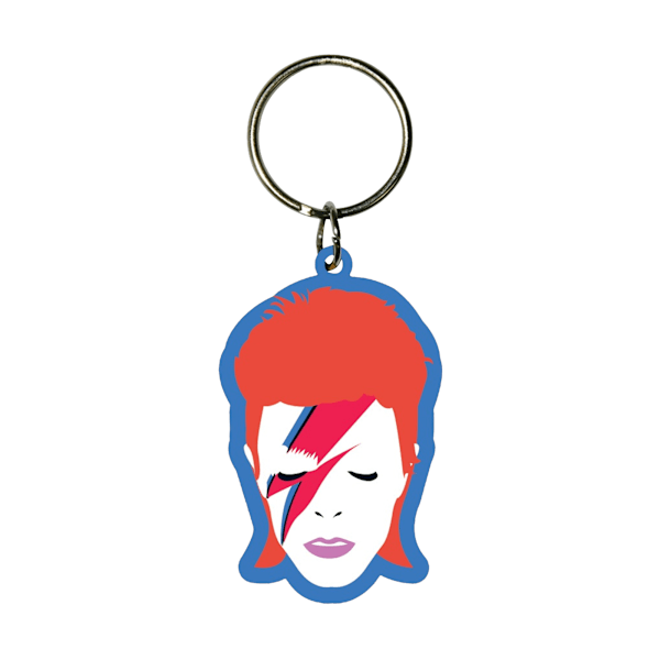 David Bowie Aladdin Sane Nyckelring One Size Flerfärgad Multicoloured One Size