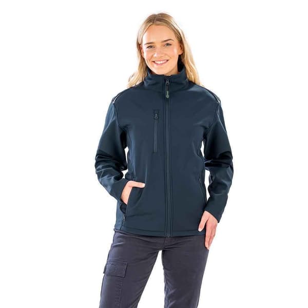 Result Äkta Återvunnen Dam/Dam Printabel Trelagers Sof Navy XL