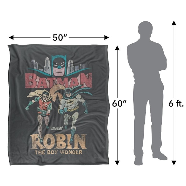 Batman TV Robin Filt En Storlek Flerfärgad Multicoloured One Size