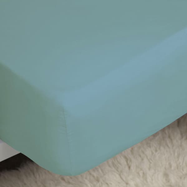 Belledorm Easycare Percale Dra-på-lakan 200 cm Grå Grey 6ft 6in
