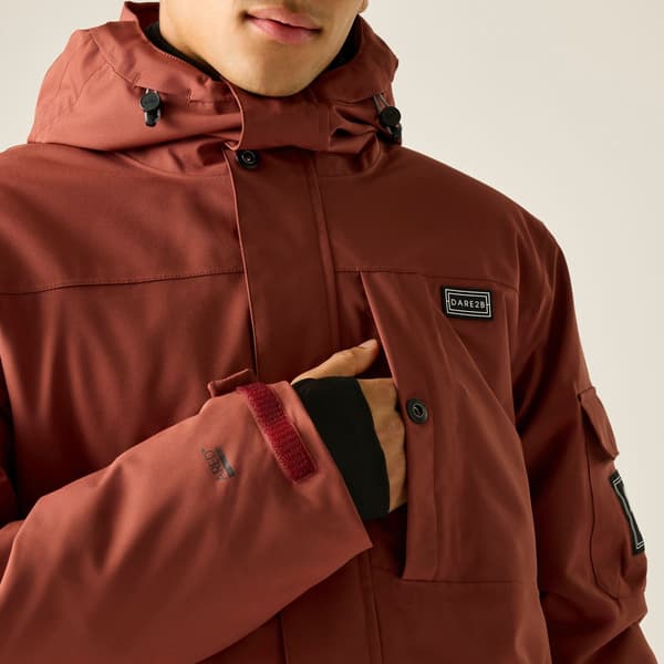 Dare 2B Twin Tip ll Skidjacka för herrar M Rustic Red Rustic Red M