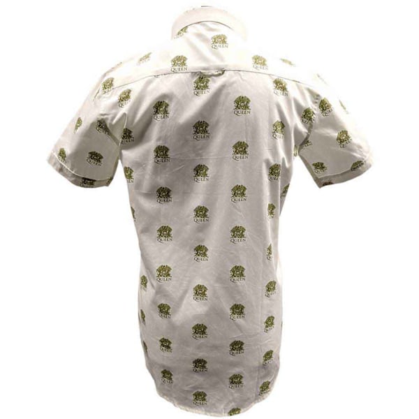 Queen Unisex Vuxen All-Over Print Skjorta M Vit White M