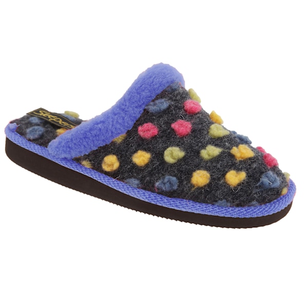 Sleepers Dam/Kvinna Donna Muletofflor 7 UK Blå/Multi Blue/Multi 7 UK