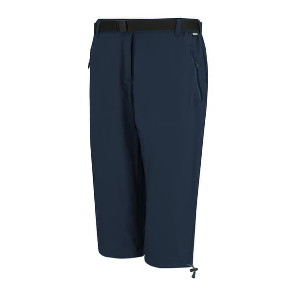 Regatta Dam Xert Stretch Capri Byxor 46R Marinblå Navy 46R